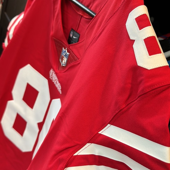 Jerry Rice San Francisco 49ers Nike Vapor Elite Retired Player Jersey - Scarlet - Picture 5 of 8